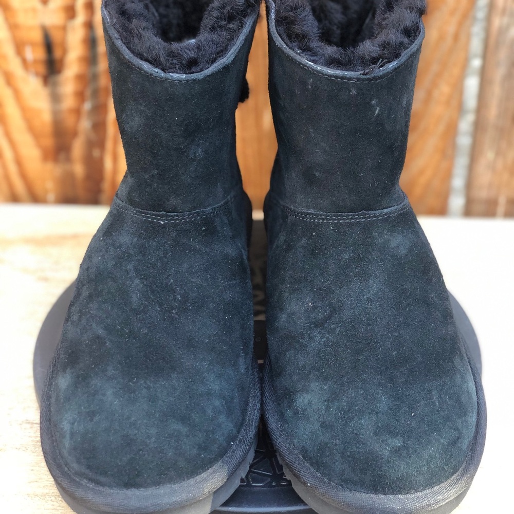 Koolaburra by UGG Jaelyn Mini Winter Casual Black Women’s Boots Size 9 Like New - Picture 3 of 12
